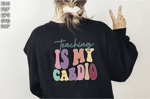 Retro Teaching Is My Cardio Vol-1 SVG Creativeart88 