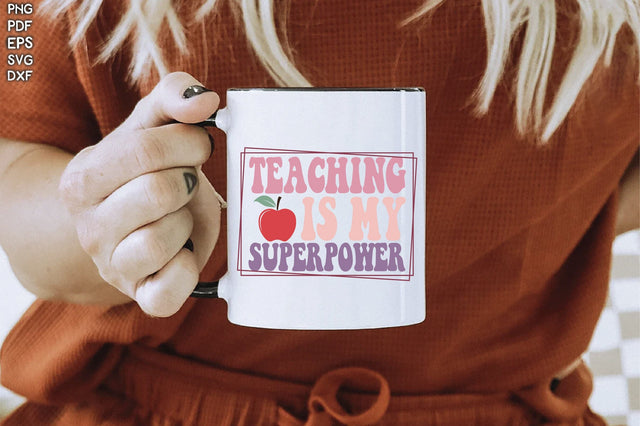 Retro Teaching Is My Superpowe Vol-1 SVG Creativeart88 