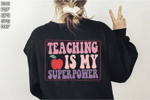 Retro Teaching Is My Superpowe Vol-1 SVG Creativeart88 