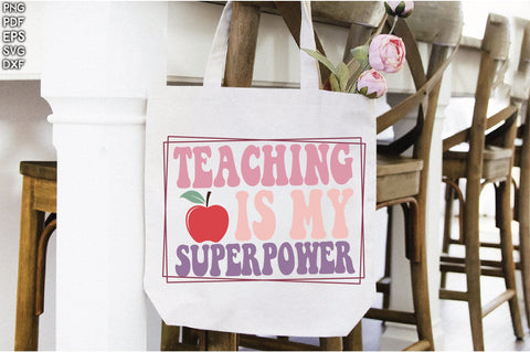 Retro Teaching Is My Superpowe Vol-1 SVG Creativeart88 