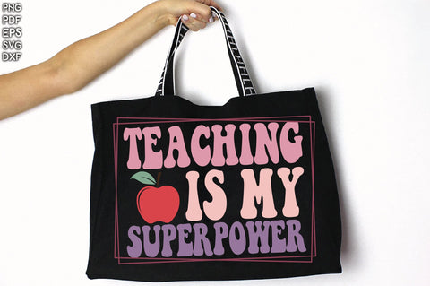Retro Teaching Is My Superpowe Vol-1 SVG Creativeart88 