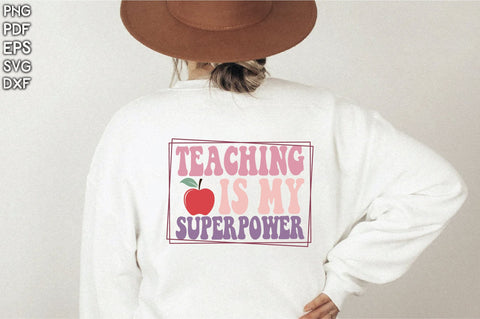 Retro Teaching Is My Superpowe Vol-1 SVG Creativeart88 