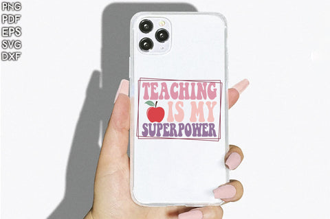 Retro Teaching Is My Superpowe Vol-1 SVG Creativeart88 
