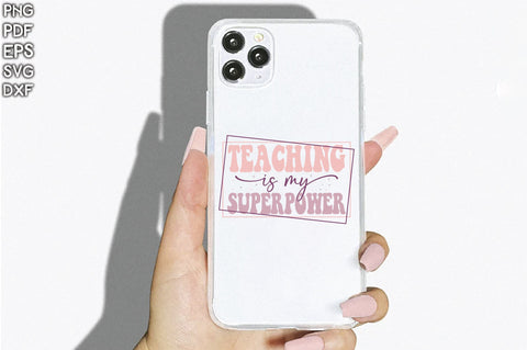 Retro Teaching Is My Superpower Sublimation Creativeart88 
