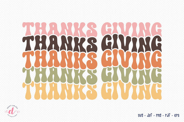Retro Thanks Giving SVG Design SVG CraftLabSVG 
