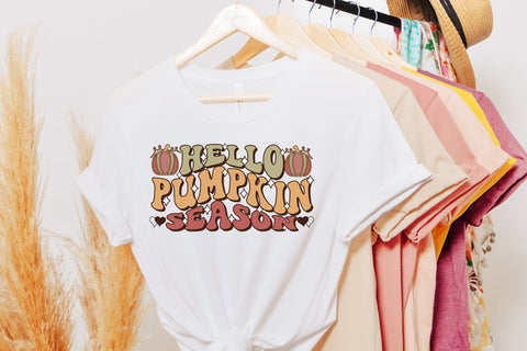 Retro Thanksgiving PNG - Hello Pumpkin Season Sublimation CraftLabSVG 