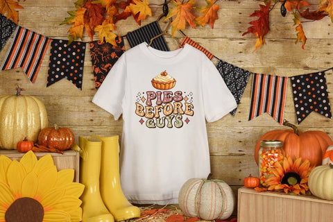 Retro Thanksgiving PNG, Pies Before Guys Sublimation CraftLabSVG 