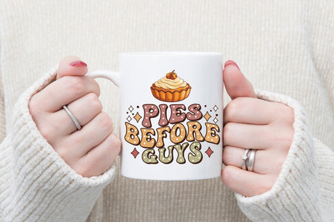 Retro Thanksgiving PNG, Pies Before Guys Sublimation CraftLabSVG 