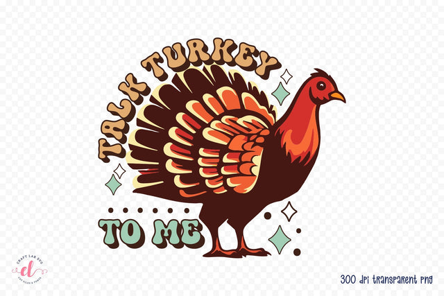 Retro Thanksgiving Sublimation Design Sublimation CraftLabSVG 