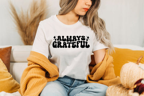 Retro Thanksgiving SVG, Always Grateful SVG CraftLabSVG 