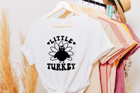 Retro Thanksgiving SVG, Little Turkey SVG SVG CraftLabSVG 
