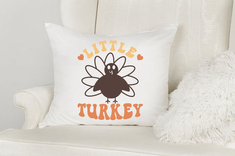 Retro Thanksgiving SVG, Little Turkey SVG SVG CraftLabSVG 