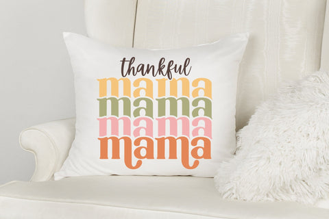 Retro Thanksgiving SVG | Thankful Mama SVG SVG CraftLabSVG 