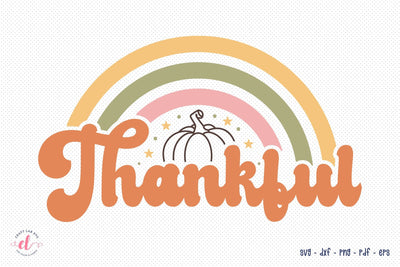 Retro Thanksgiving SVG | Thankful SVG SVG CraftLabSVG 