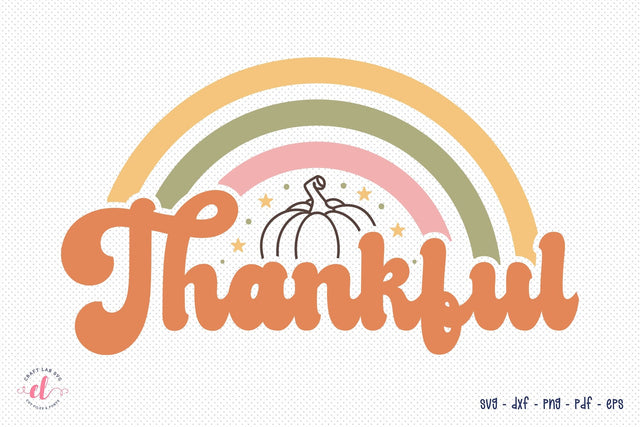 Retro Thanksgiving SVG | Thankful SVG SVG CraftLabSVG 
