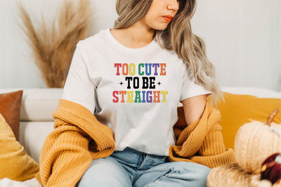 Retro Too cute to be straight SVG SVG SVGista 