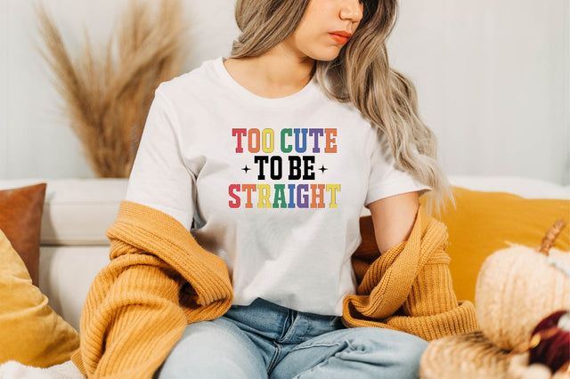 Retro Too cute to be straight SVG SVG SVGista 