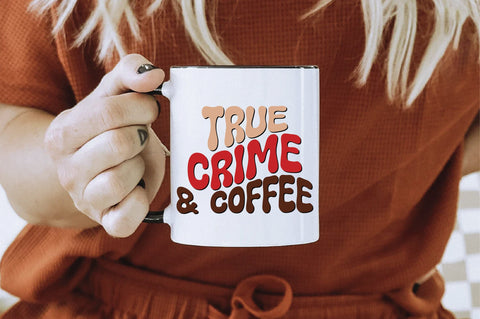 Retro True Crime & Coffee Svg Vol-1 SVG Creativeart88 