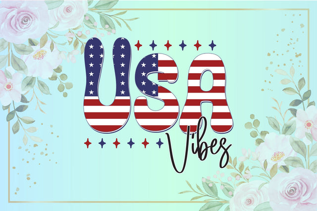 Retro Usa Vibes-1 SVG Creativeart88 