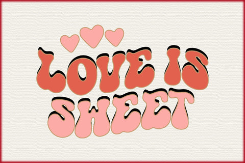 Retro Valentine s Day Sublimation Bundle SVG Rupkotha 