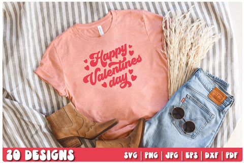 Retro Valentine SVG |Retro Valentine's Day Bundle SVG TatiStudio 