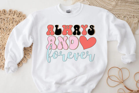 Retro Valentines Day Sublimation Bundle SVG Rupkotha 