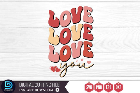 Retro Valentines Day SVG Bundle SVG DESIGNISTIC 
