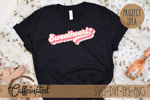 Retro Valentines SVG Bundle SVG Caffeinated SVGs 