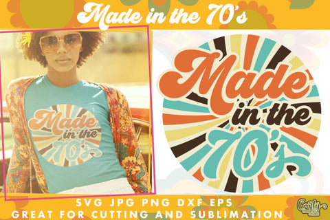 Retro Vibes 70s Svg Bundle | 20 Groovy Sayings Shirt Designs SVG Crafty Mama Studios 