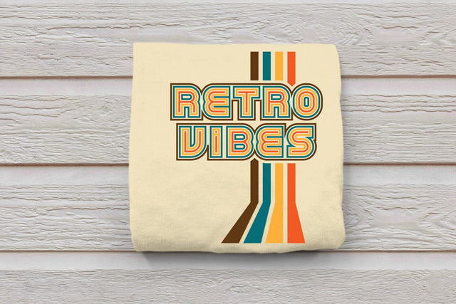 Retro Vibes with Vintage Stripes SVG SVG Designed by Geeks 