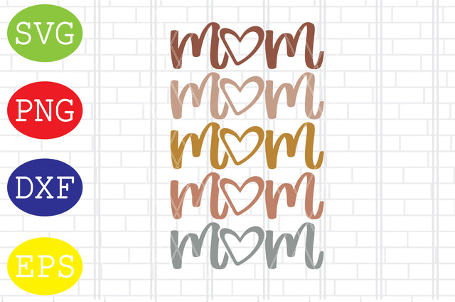 Retro Vintage Mom Svg, Mother's Day Svg, Png, Eps, Dxf Files SVG DigitalSvgFiles 