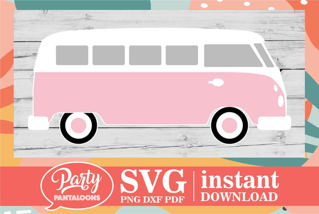 RETRO VW VAN | retro van, VW van SVG SVG Partypantaloons 