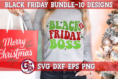 Retro Wave Black Friday Bundle SVG DXF EPS PNG SVG Greedy Stitches 