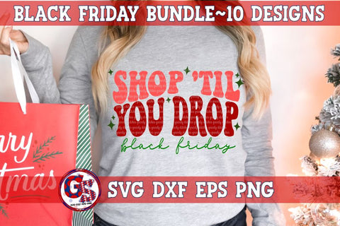 Retro Wave Black Friday Bundle SVG DXF EPS PNG SVG Greedy Stitches 