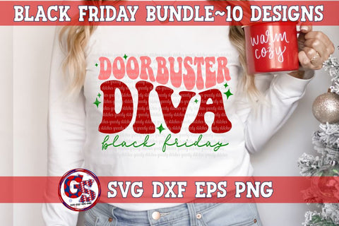 Retro Wave Black Friday Bundle SVG DXF EPS PNG SVG Greedy Stitches 