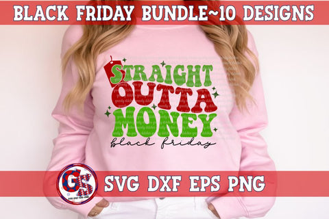 Retro Wave Black Friday Bundle SVG DXF EPS PNG SVG Greedy Stitches 