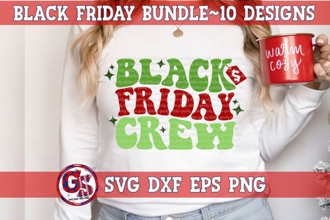 Retro Wave Black Friday Bundle SVG DXF EPS PNG SVG Greedy Stitches 