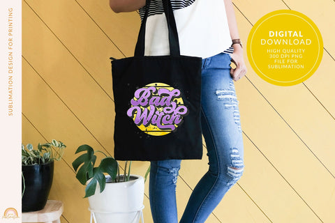 Retro Witch Halloween Sublimation File for Sublimation HM Sublimation Pixel Sublimation 