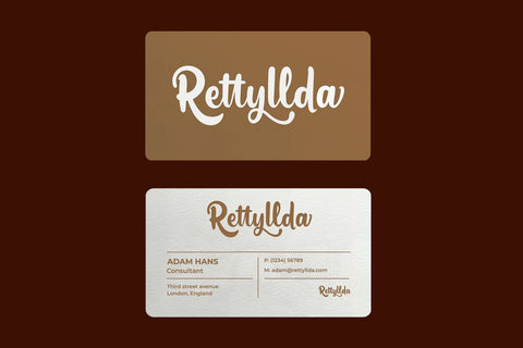 Rettyllda Font twinletter 
