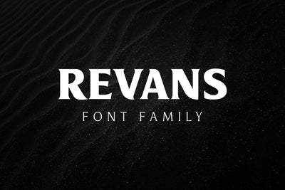 Revans Font Family Font Arterfak Project 