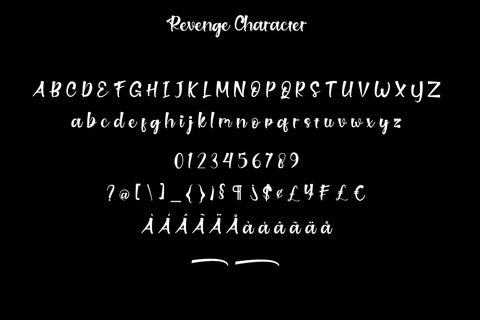 Revenge Font Jun Creative 