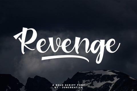 Revenge Font Jun Creative 