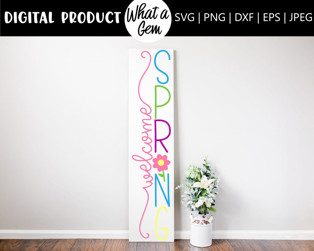 Reversible Porch Sign Bundle | Spring Porch Sign | Summer Porch Sign ...
