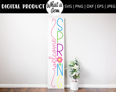 Reversible Porch Sign Bundle | Spring Porch Sign | Summer Porch Sign ...