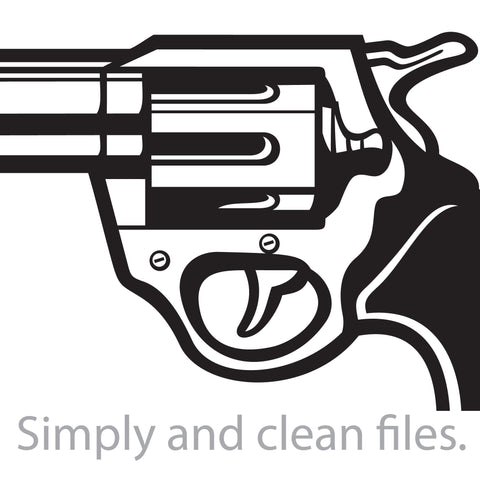 Revolver and flowers SVG TribaliumArtSF 