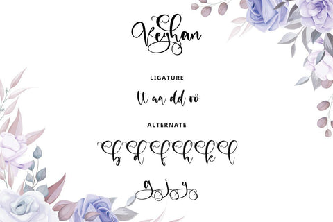 Reyhan Font Fallen Graphic Studio 