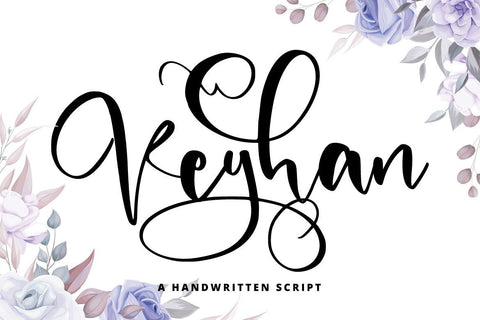 Reyhan Font Fallen Graphic Studio 