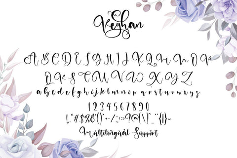 Reyhan Font Fallen Graphic Studio 