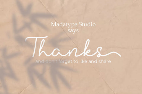 Reysha Font Madatype Studio 