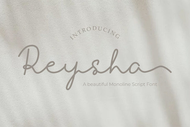 Reysha Font Madatype Studio 